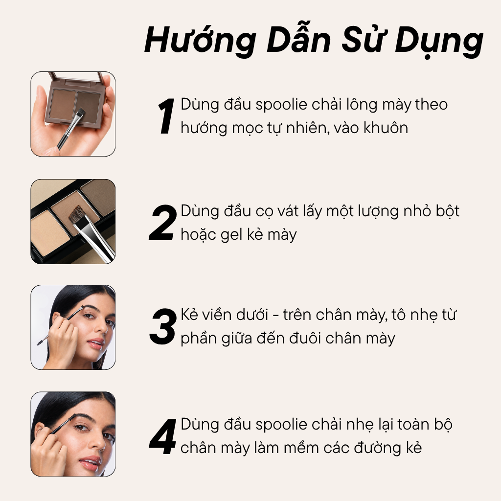 Cọ Chân Mày Hai Đầu BH Cosmetics Double Ended Eyebrow Brush BH288
